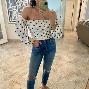 Zara Off the Shoulder Top
